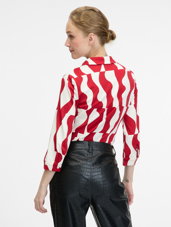 Orsay Bluză roșie cu guler ORSAY