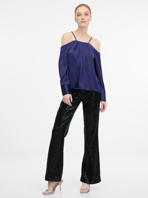 Orsay Bluză de damă albastru închis cu umerii la vedere ORSAY