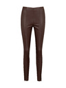 Orsay Pantaloni maro din imitație de piele pentru femei ORSAY