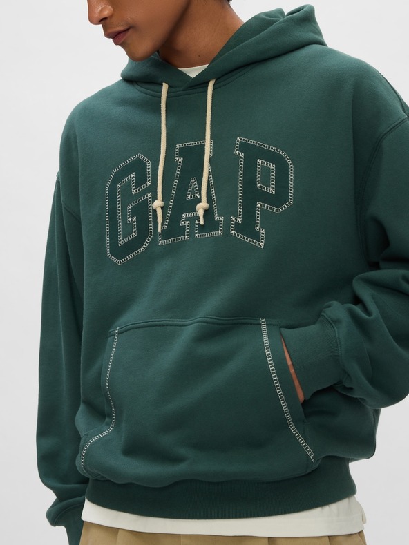 GAP Bluză oversize cu logo Stitch GAP