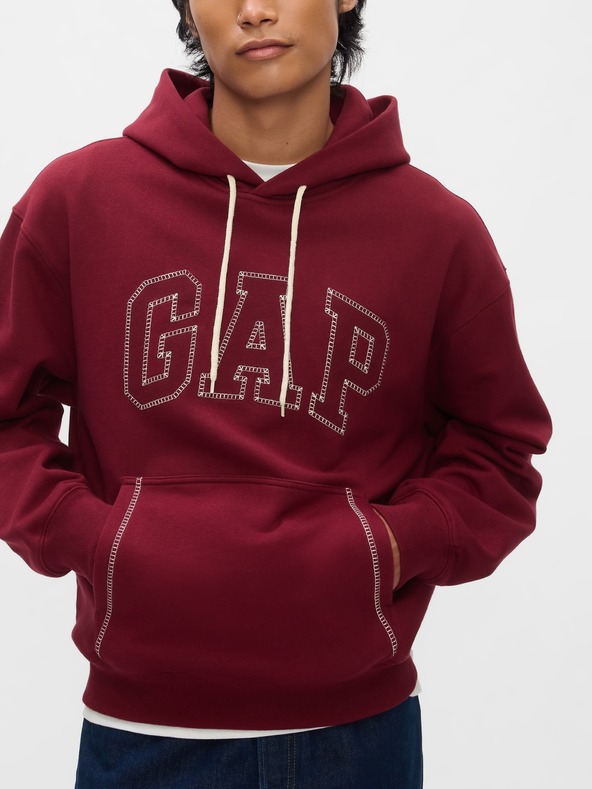 GAP Bluză oversize cu logo Stitch GAP