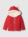 GAP Baby cardigan din sherpa CashSoft GAP