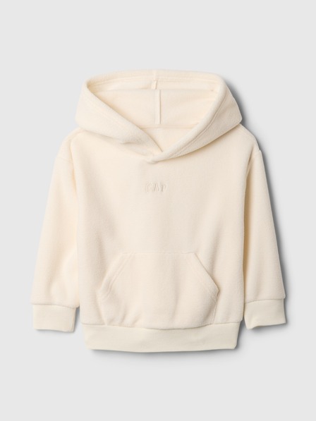 GAP Baby hanorac din fleece cu logo GAP