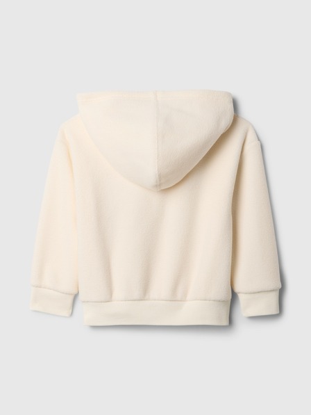 GAP Baby hanorac din fleece cu logo GAP