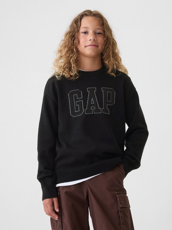 GAP Pulover pentru copii cu logo GAP