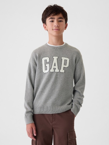 GAP Pulover pentru copii cu logo GAP