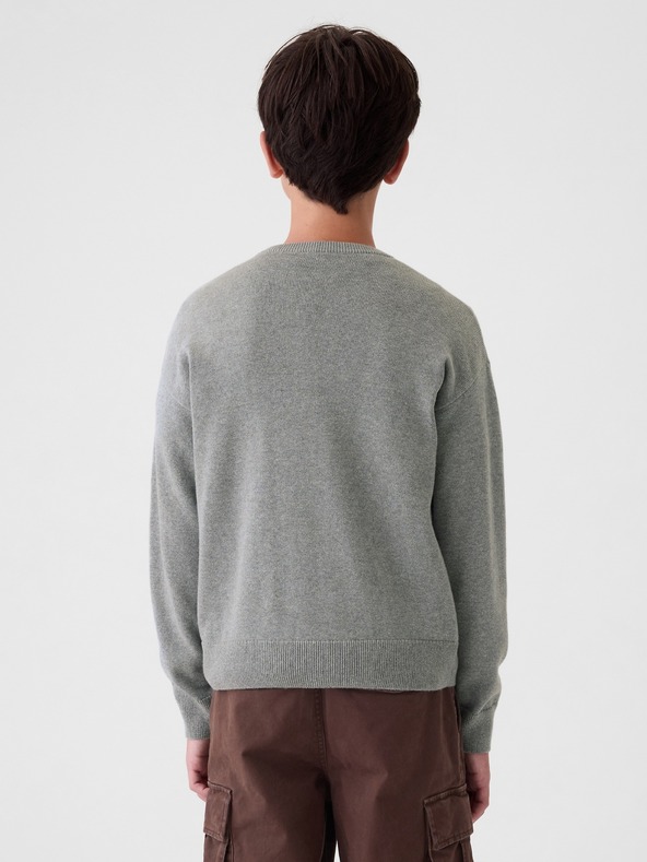 GAP Pulover cu logo pentru copii GAP