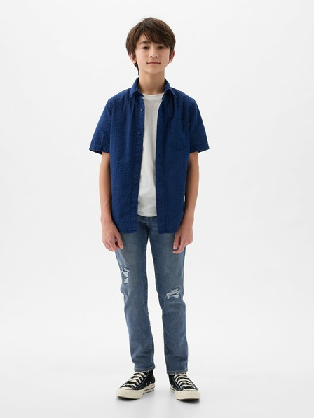 GAP Blugi slim Rip & Repair pentru copii GAP