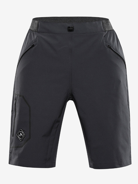 ALPINE PRO Pantaloni scurți de exterior pentru bărbați ALPINE PRO ZAMB dk.true gri