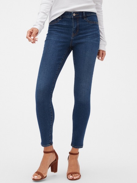 GAP Blugi Mid Rise Favorite Ankle Jeggings GAP