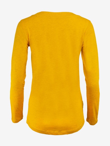 ALPINE PRO Tricou galben cu dungi pentru femei Alpine Pro CLAUDA