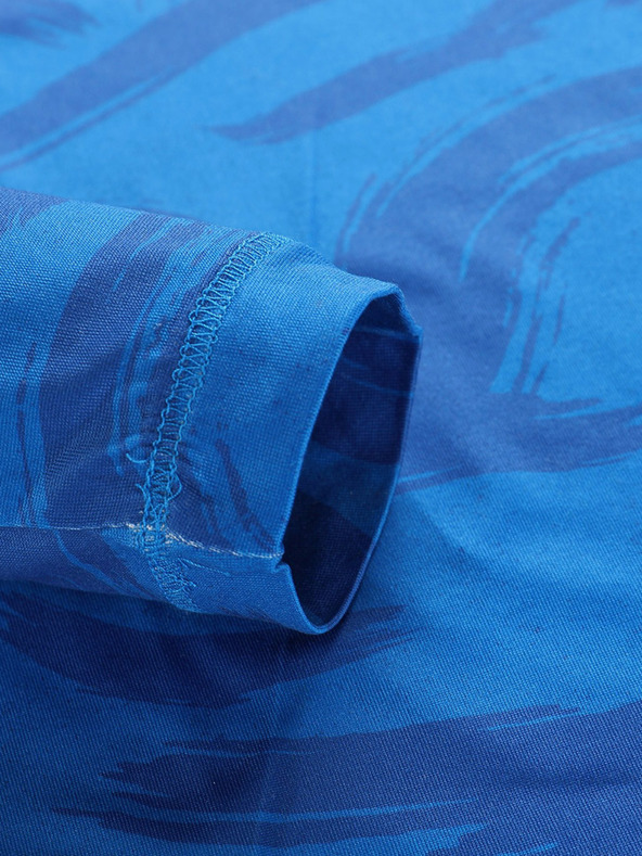 ALPINE PRO Tricou albastru pentru copii cu uscare rapidă ALPINE PRO AMADO