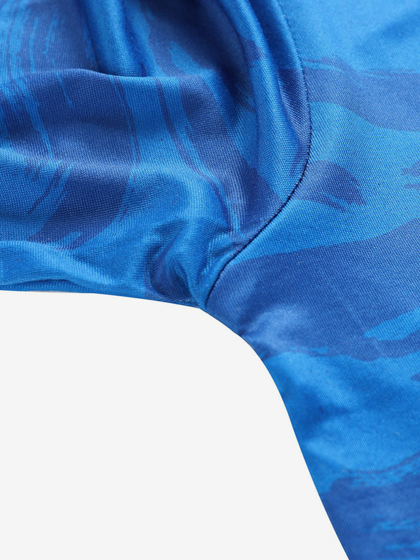 ALPINE PRO Tricou albastru pentru copii cu uscare rapidă ALPINE PRO AMADO