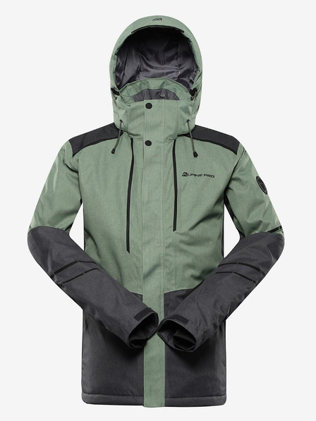 ALPINE PRO Geacă de schi pentru bărbați cu membrană ptx ALPINE PRO ZARIB loden frost