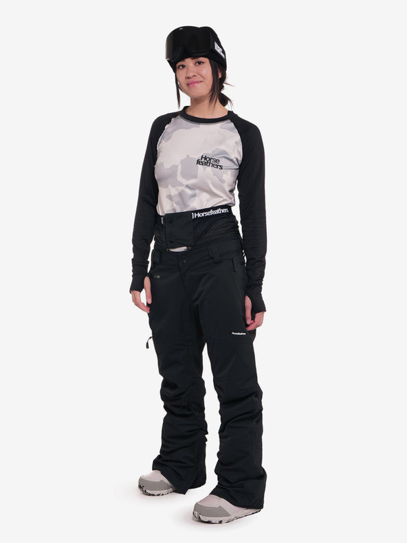 Horsefeathers Pantaloni Lotte II Horsefeathers - negru