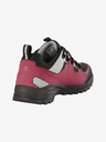 ALPINE PRO Pantofi de exterior din piele cu membrană ptx ALPINE PRO OMERE anemone
