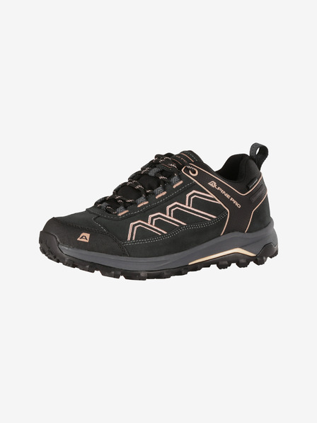 ALPINE PRO Pantofi de exterior cu membrană ptx ALPINE PRO GIMIE dk.true gri