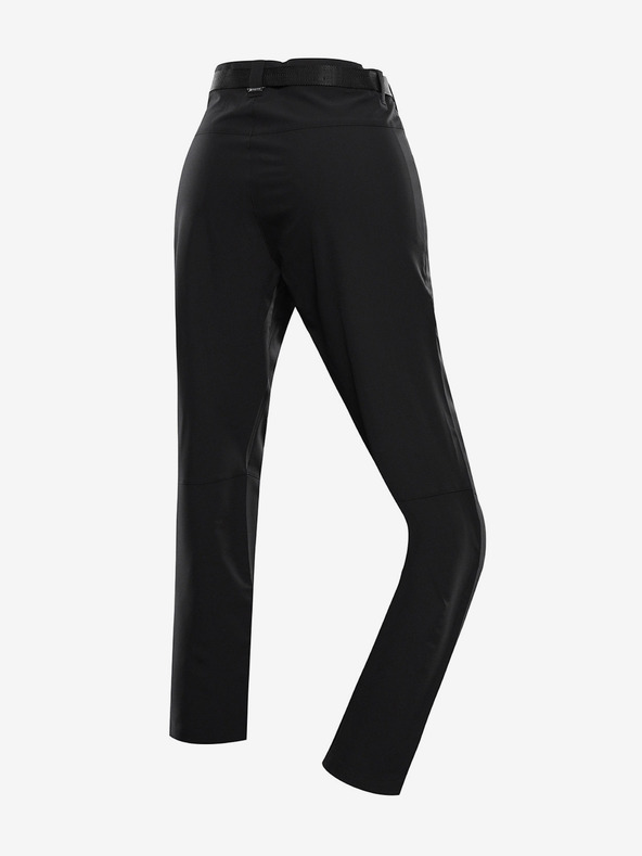 ALPINE PRO Pantaloni softshell pentru bărbați cu membrană Alpine Pro Corb cu uscare rece