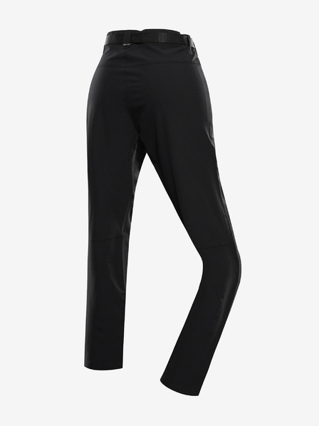 ALPINE PRO Pantaloni softshell pentru bărbați cu membrană Alpine Pro Corb cu uscare rece