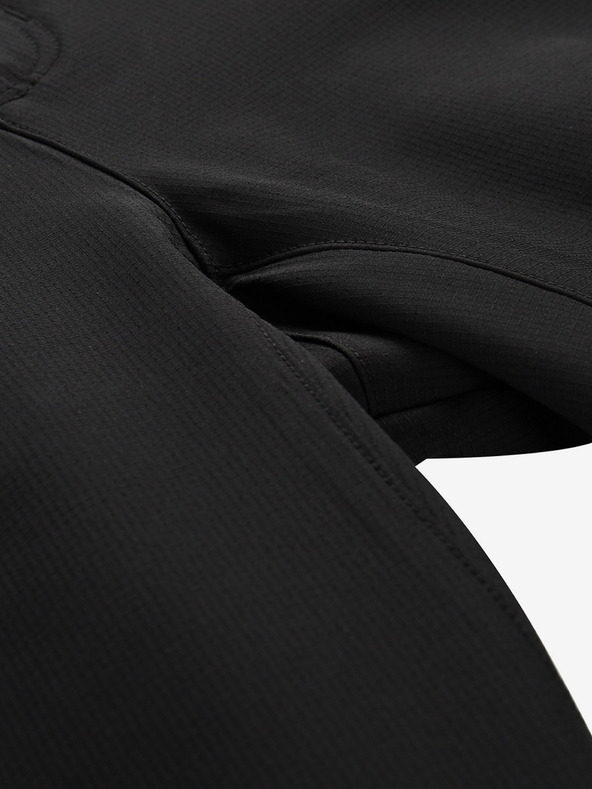 ALPINE PRO Pantaloni softshell pentru bărbați cu membrană Alpine Pro Corb cu uscare rece