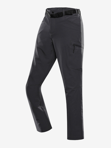 ALPINE PRO Pantaloni softshell pentru bărbați cu membrană Alpine Pro Corb cu uscare rece