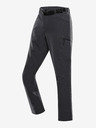 ALPINE PRO Pantaloni softshell pentru bărbați cu membrană Alpine Pro Corb cu uscare rece