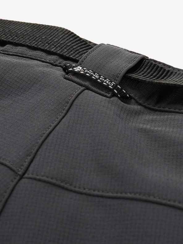 ALPINE PRO Pantaloni softshell pentru bărbați cu membrană Alpine Pro Corb cu uscare rece