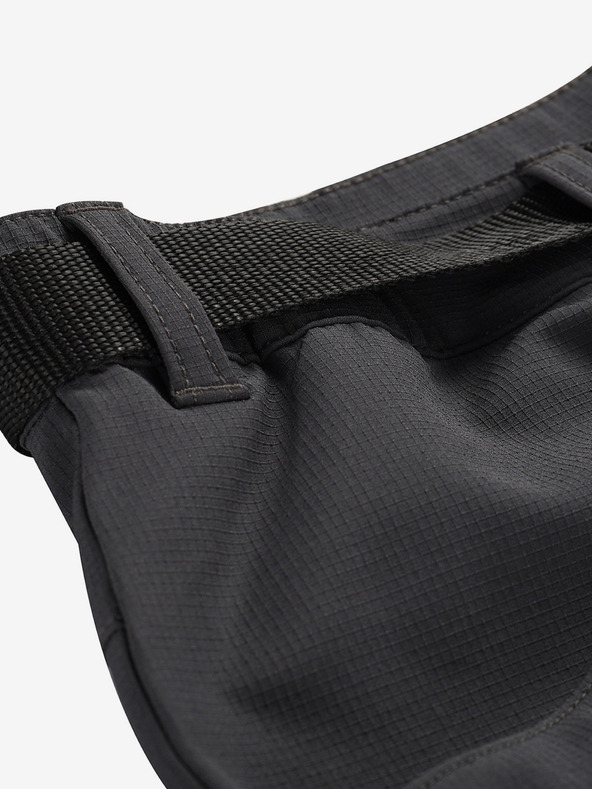 ALPINE PRO Pantaloni softshell pentru bărbați cu membrană Alpine Pro Corb cu uscare rece