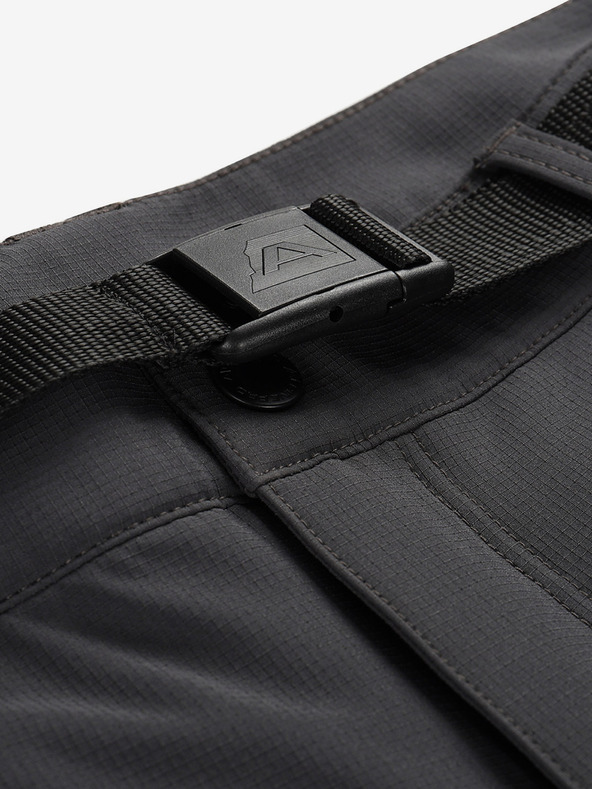 ALPINE PRO Pantaloni softshell pentru bărbați cu membrană Alpine Pro Corb cu uscare rece