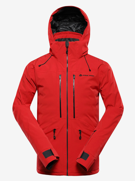 ALPINE PRO Geacă de schi pentru bărbați cu membrană ptx pentru zăpadă ALPINE PRO REAS olympic red