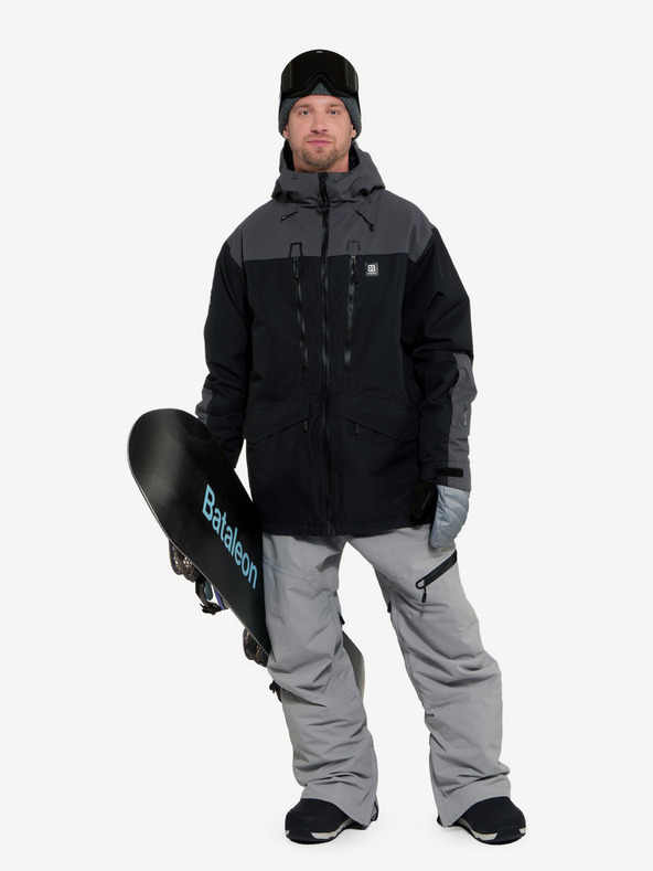 Horsefeathers Jacheta Halen II - negru/fier Horsefeathers