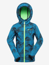ALPINE PRO Jachetă softshell albastră pentru copii cu membrană Alpine Pro Ezoro