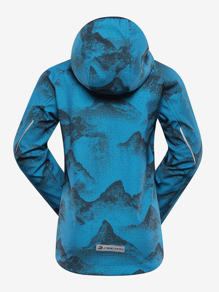 ALPINE PRO Jachetă softshell albastră pentru copii cu membrană Alpine Pro Ezoro