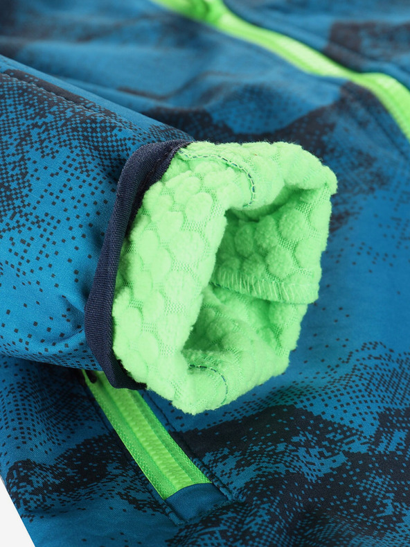 ALPINE PRO Jachetă softshell albastră pentru copii cu membrană Alpine Pro Ezoro