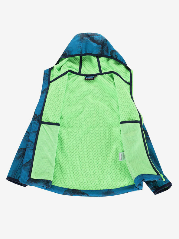 ALPINE PRO Jachetă softshell albastră pentru copii cu membrană Alpine Pro Ezoro