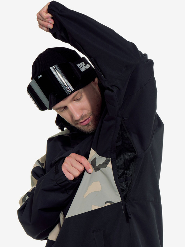 Horsefeathers Jacheta Envoy - camuflaj deșert / negru Horsefeathers