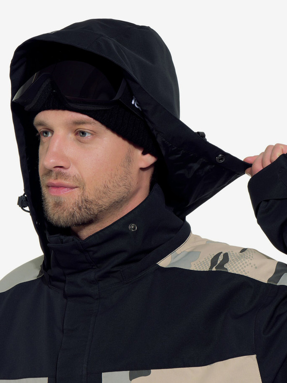 Horsefeathers Jacheta Envoy - camuflaj deșert / negru Horsefeathers