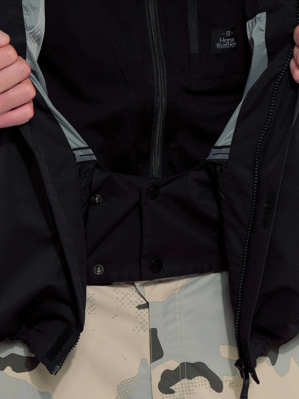 Horsefeathers Jacheta Envoy - camuflaj deșert / negru Horsefeathers