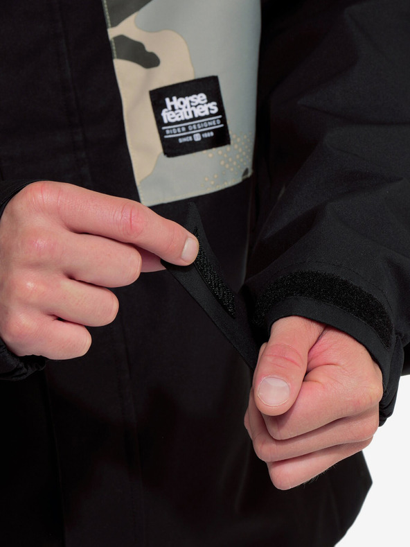 Horsefeathers Jacheta Envoy - camuflaj deșert / negru Horsefeathers