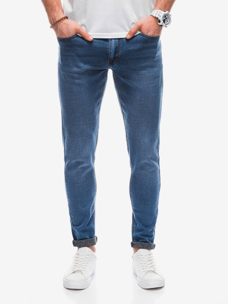 Edoti Blugi bărbați slim fit albastru Edoti