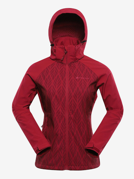 ALPINE PRO Jachetă softshell roz și violet pentru femei cu membrană Alpine Pro Hoora