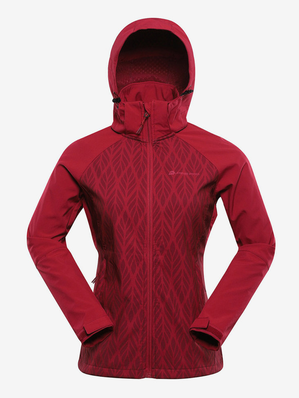 ALPINE PRO Jachetă softshell roz și violet pentru femei cu membrană Alpine Pro Hoora