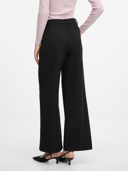 Orsay Pantaloni largi negri pentru femei ORSAY