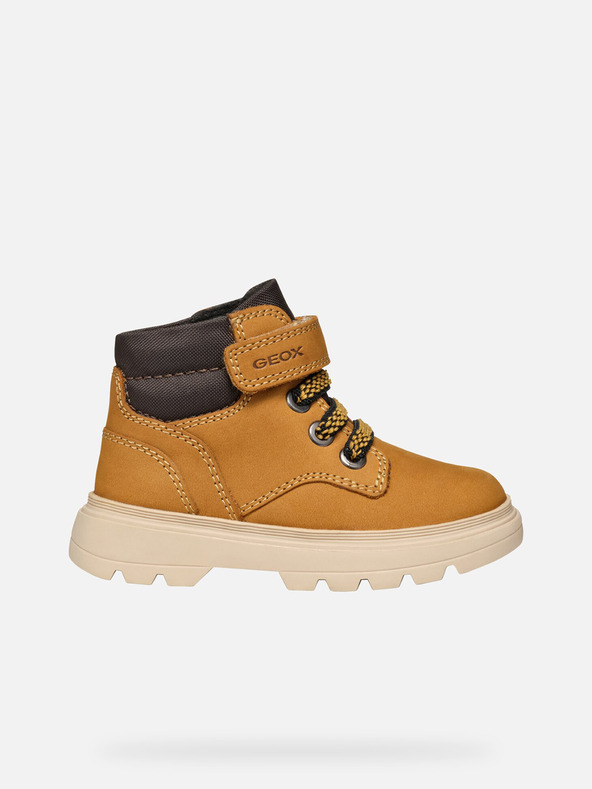 Geox Cizme de gleznă Geox Kiddartah galbene pentru băieți