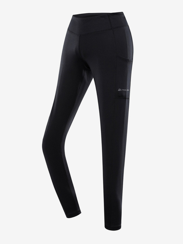 ALPINE PRO Jambiere pentru femei cu uscare la rece ALPINE PRO GERWA negru