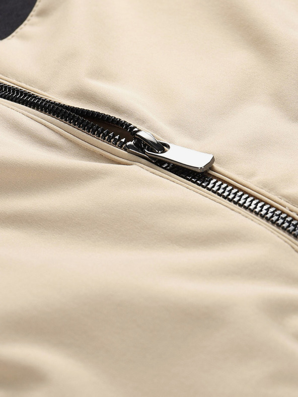 ALPINE PRO Pantaloni softshell de schi pentru femei cu membrană ALPINE PRO GERANA piper alb