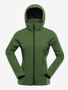 ALPINE PRO Jachetă softshell verde pentru femei cu membrană Alpine Pro Hoora