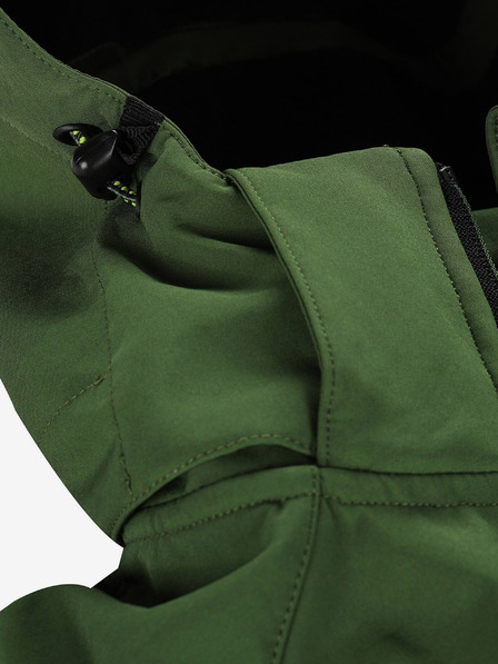 ALPINE PRO Jachetă softshell verde pentru femei cu membrană Alpine Pro Hoora