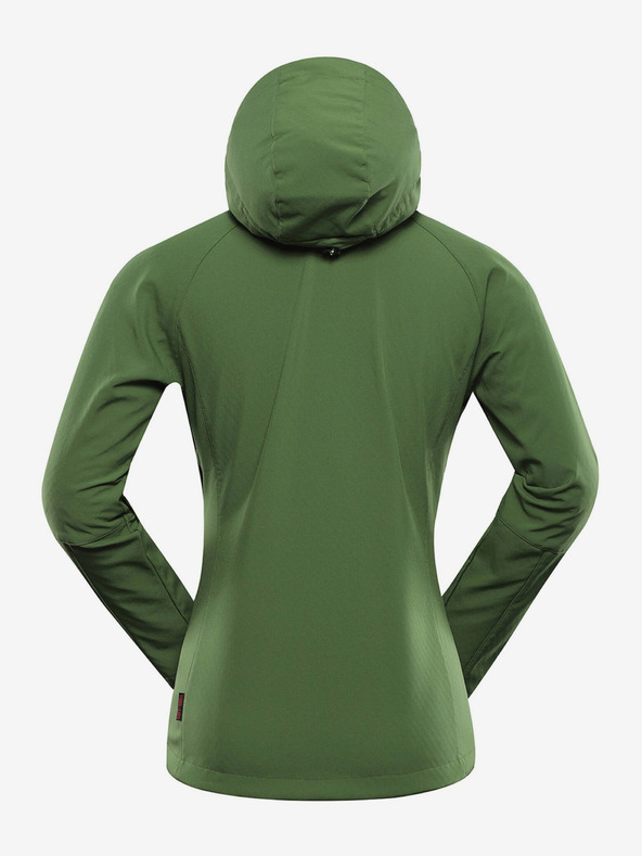 ALPINE PRO Jachetă softshell verde pentru femei cu membrană Alpine Pro Hoora