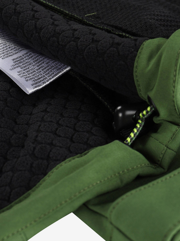 ALPINE PRO Jachetă softshell verde pentru femei cu membrană Alpine Pro Hoora